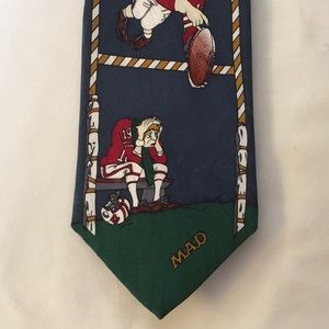 Mad Cartoon Football Tie